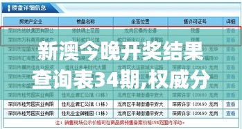 新澳今晚开奖结果查询表34期,权威分析说明_免费版99.666-9