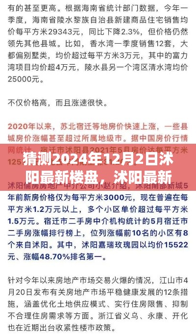 2024年沭阳楼盘趋势预测，最新楼盘动态与影响分析