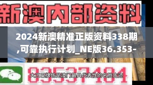 2024新澳精准正版资料338期,可靠执行计划_NE版36.353-9