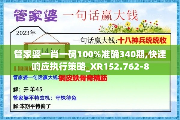 管家婆一肖一码100%准确340期,快速响应执行策略_XR152.762-8