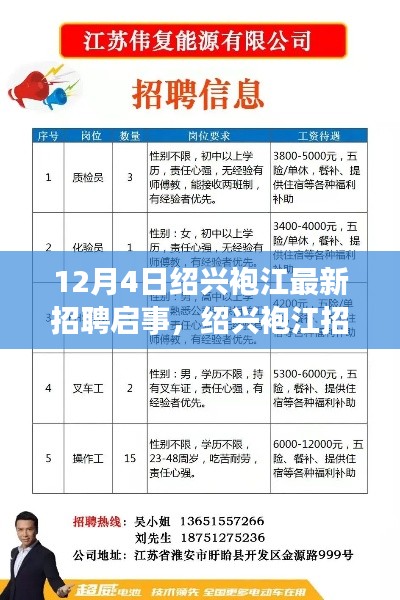 绍兴袍江最新招聘启事发布，多元观点探讨下的招聘动态