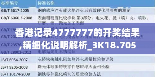 香港记录4777777的开奖结果,精细化说明解析_3K18.705