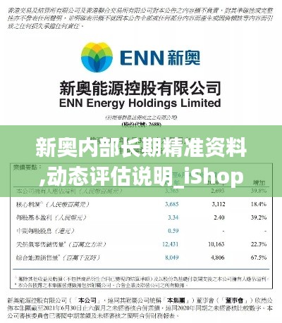 新奥内部长期精准资料,动态评估说明_iShop1.234