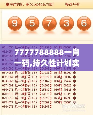 7777788888一肖一码,持久性计划实施_定制版2.155