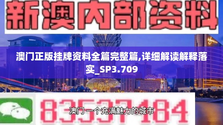 澳门正版挂牌资料全篇完整篇,详细解读解释落实_SP3.709