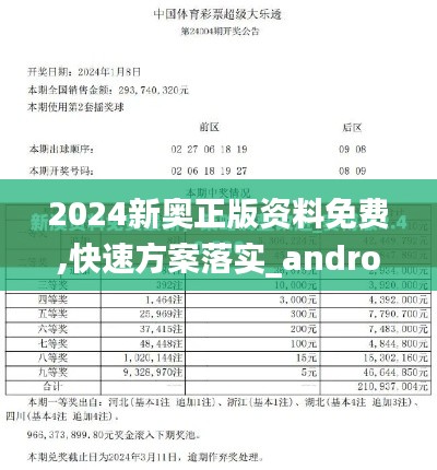 2024新奥正版资料免费,快速方案落实_android8.161