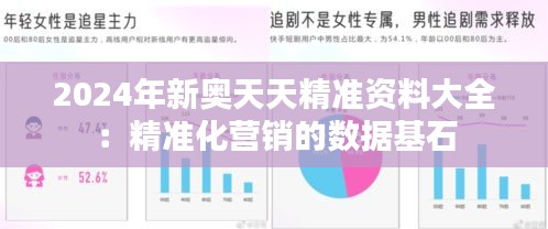 2024年新奥天天精准资料大全：精准化营销的数据基石