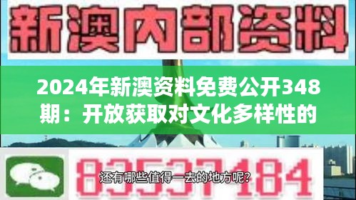 2024年新澳资料免费公开348期：开放获取对文化多样性的贡献