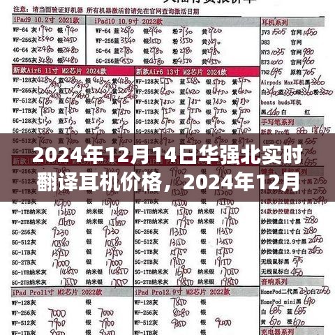 2024年12月14日华强北实时翻译耳机价格全攻略，购买指南与初学者进阶指南