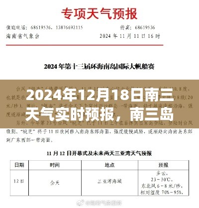 南三岛静谧之旅，探索心灵与天气的实时对话 —— 2024年12月18日南三天气实时预报与心灵探索之旅纪实。