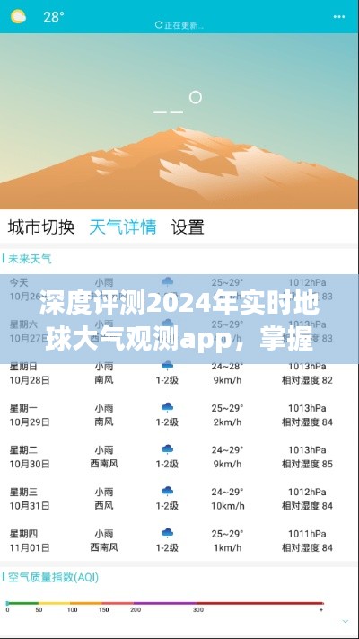 2024年实时地球大气观测app深度评测，掌控天气变化，尽在掌握之中