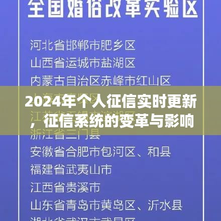 2024征信系统变革，实时更新与个人征信影响