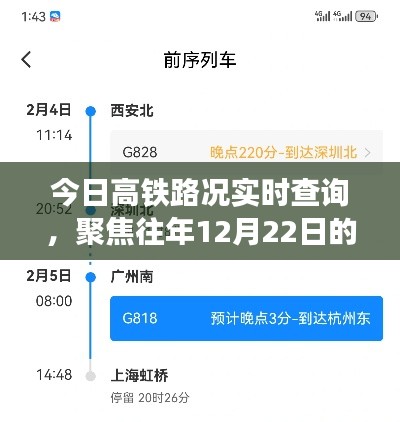 今日高铁路况实时查询，聚焦历史出行体验与未来前瞻