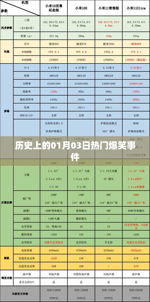 热门爆笑事件回顾，历史上的1月3日趣事盘点