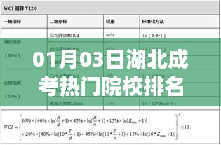 湖北成考热门院校排名榜揭晓，最新排名榜单出炉！