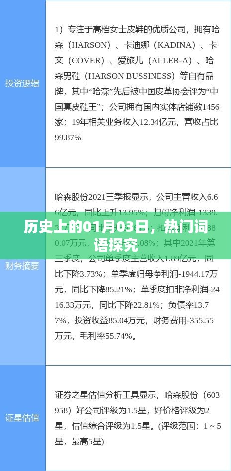 揭秘历史热门词汇背后的故事，一月三日探源