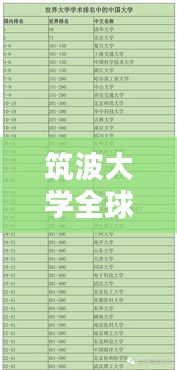 筑波大学全球排名及学术影响力解析