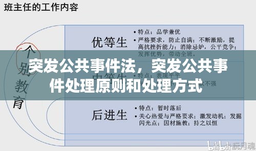 突发公共事件法，突发公共事件处理原则和处理方式 