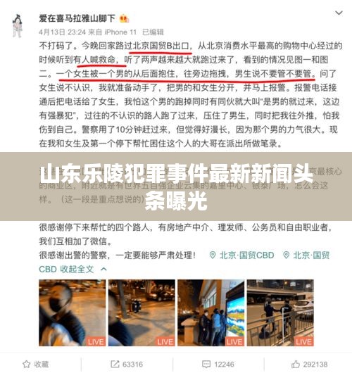 山东乐陵犯罪事件最新新闻头条曝光